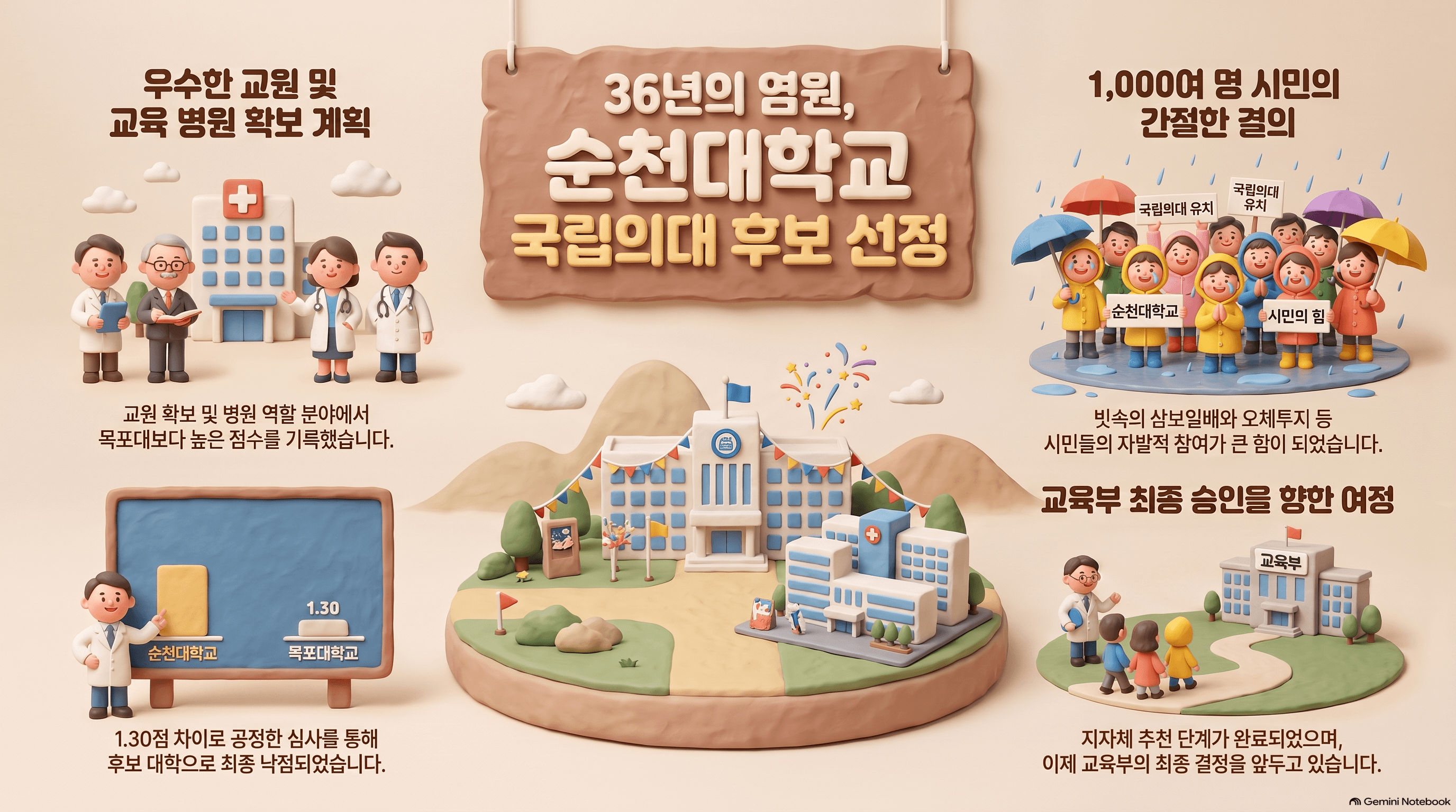 순천대, 국립의대 후보 대학 선정… 36년 숙원 한 걸음 앞으로